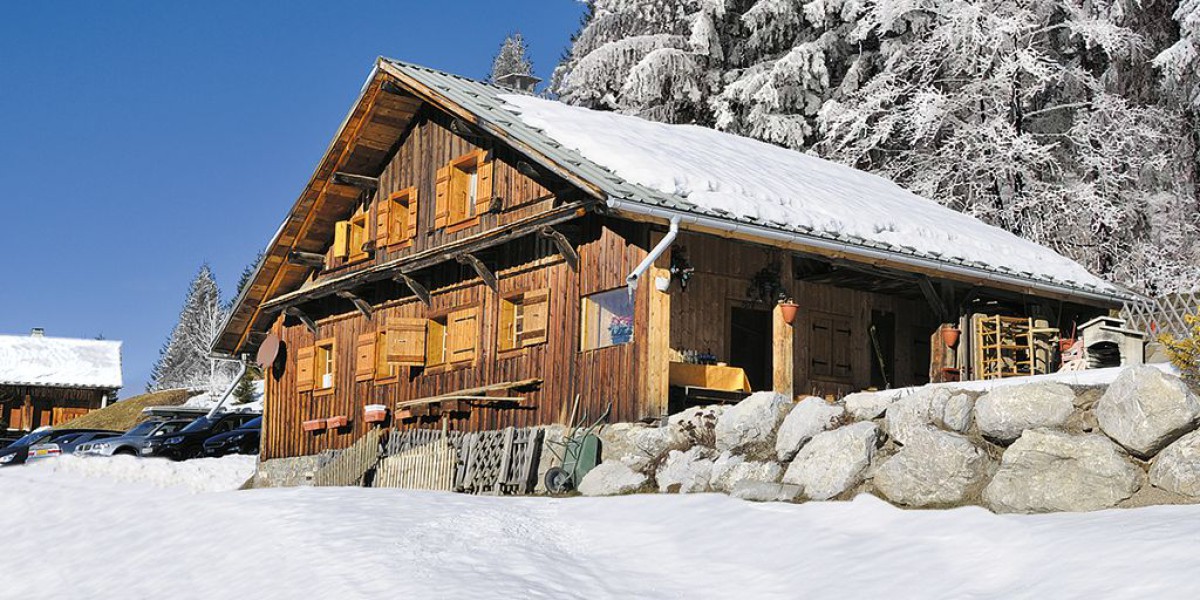 ski chalet op de piste in Morzine